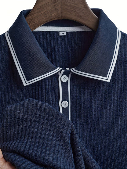Herren Polo-Shirt mit kurzen Ärmeln – Bequem und stilvoll für den Sommer