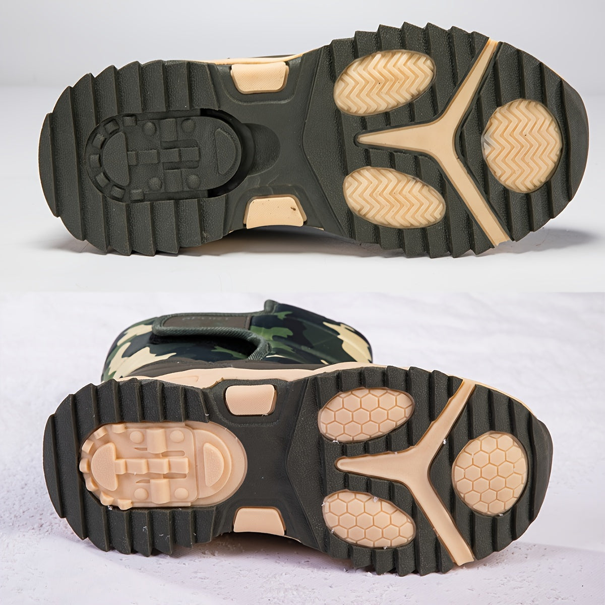 Trendy Camouflage Schneestiefel - Für Abenteurer