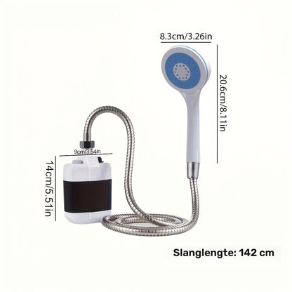 Tragbare Campingdusche – Handheld mit Wasserfiltersystem