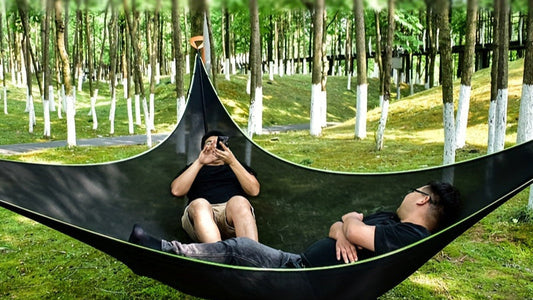 Outdoor Dreieckshängematte – Geräumig, Belüftet und Stabil für das Camping