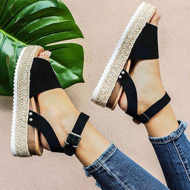 Damen Plattform Espadrille Sandalen – Stilvolles und bequemes Sommer-Schuhwerk