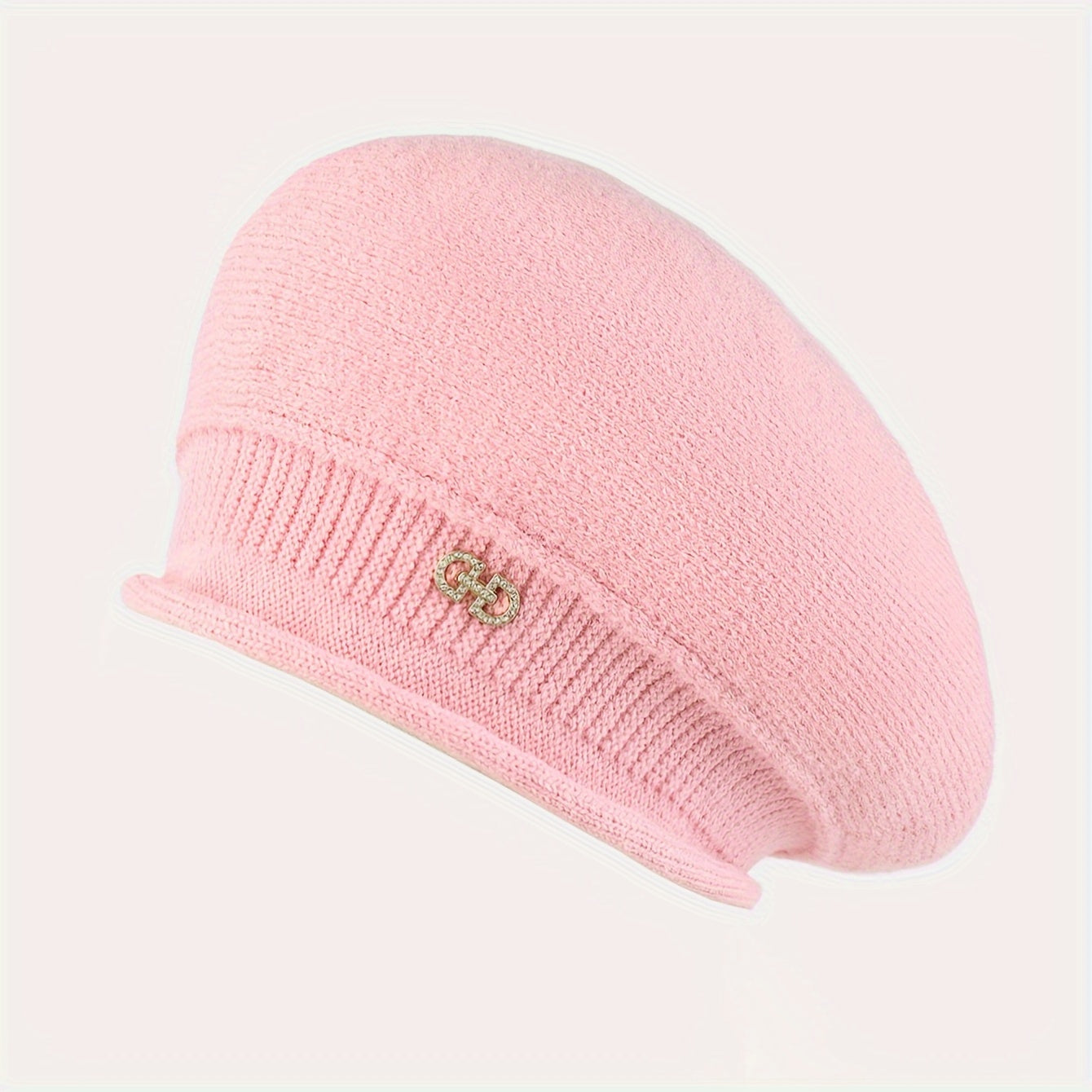Chic gestricktes Beret für Damen – Eleganz und Wärme für den Winter