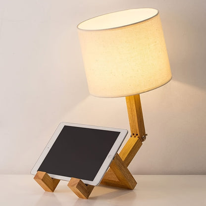 Moderne Holz Tischlampe – Flexibles Design und Stimmungsvolle Beleuchtung