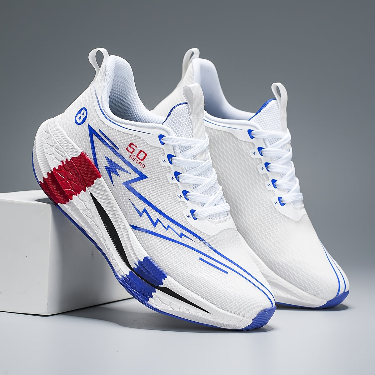 Leichte atmungsaktive Laufschuhe für Herren – Stilvolle Outdoor-Sneaker