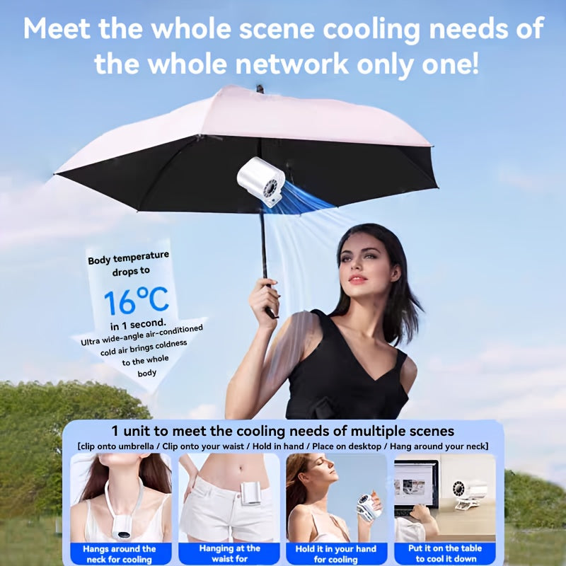 BreezeClip Mini Ventilator – Leistungsstarke Kühlung, Überall und Immer