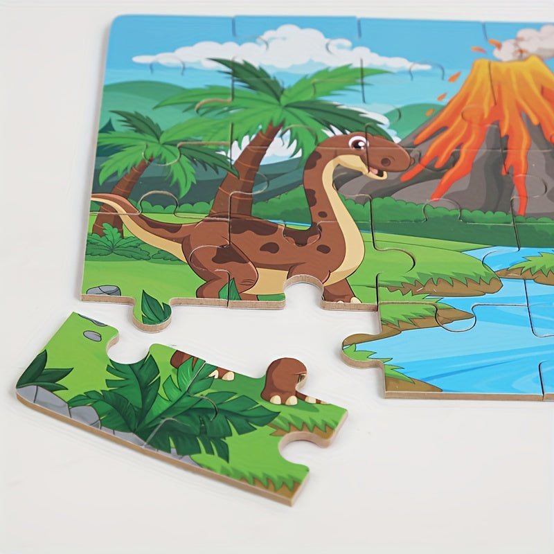 Pädagogisches Dinosaurierpuzzle – Für kreatives Lernen und Spielspaß