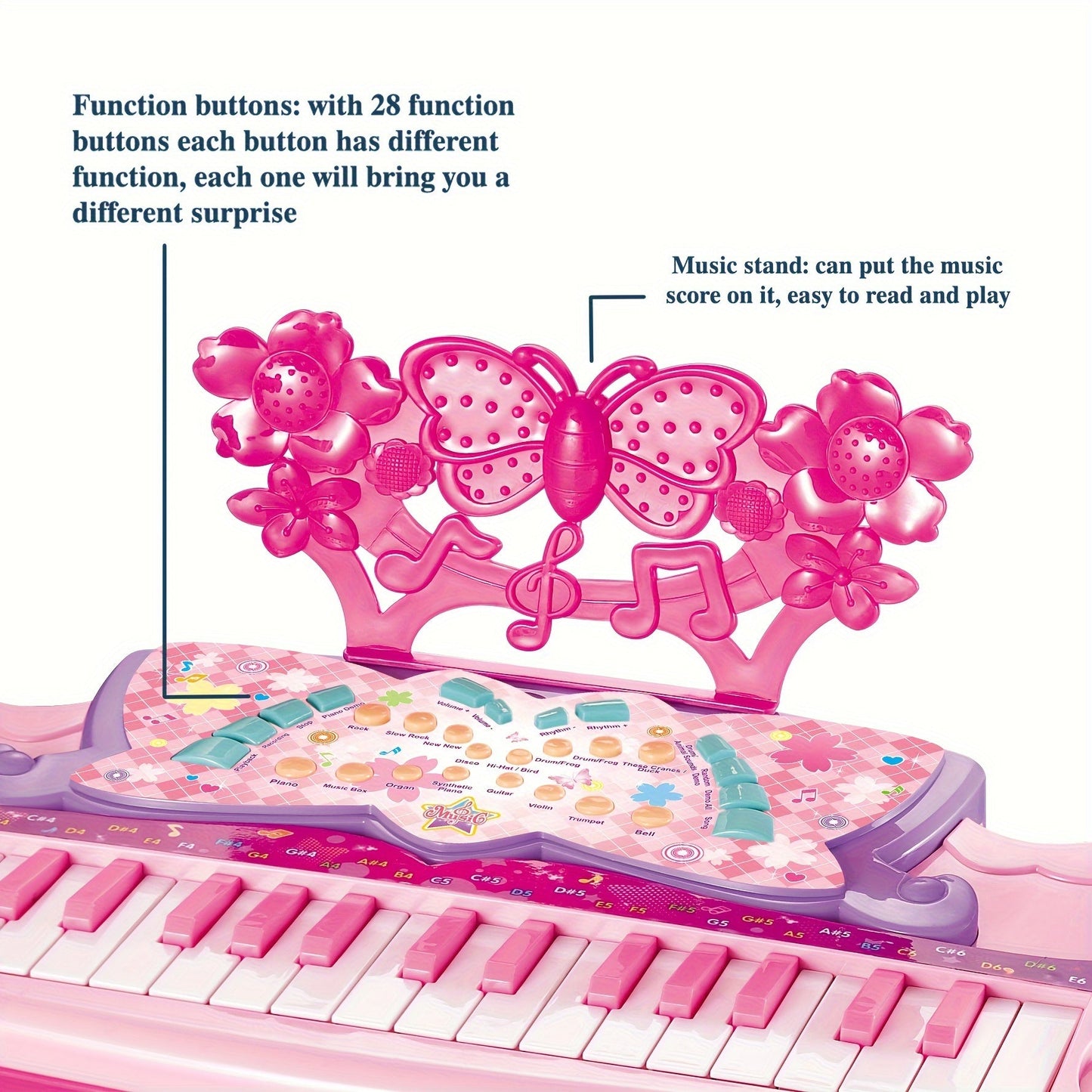 Melody Magic Spielkeyboard – Für Musikalische Entwicklung und Spaß