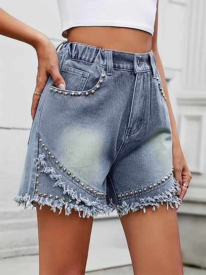 Punkrock Denim Shorts – Schlank und Trendy