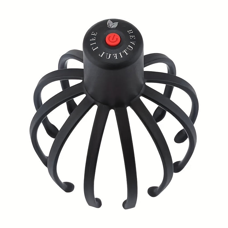 Elektrische Octopus Kopfhautmassager – USB Aufladbar und Kompakt