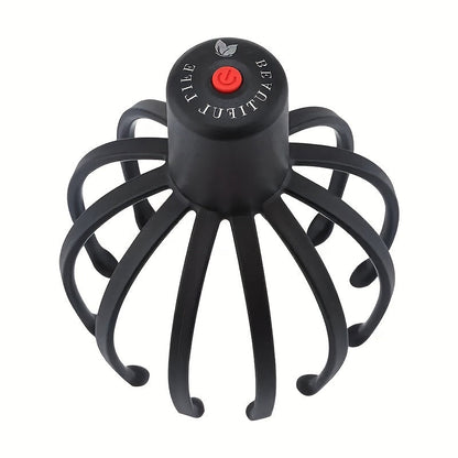 Elektrische Octopus Kopfhautmassager – USB Aufladbar und Kompakt