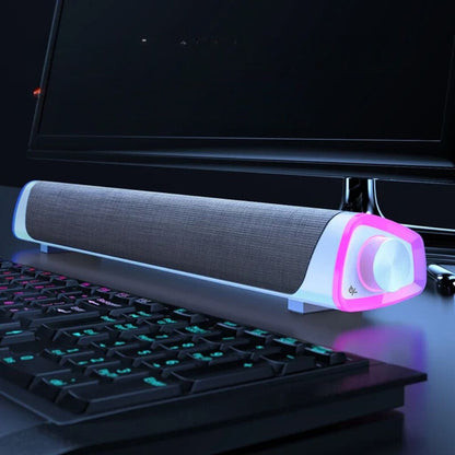SonicBeam Gaming Soundbar – Dynamischer Klang mit LED-Ambiente