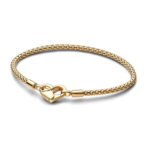 Herzförmiges Silberarmband – Zierliche Eleganz für den Alltag