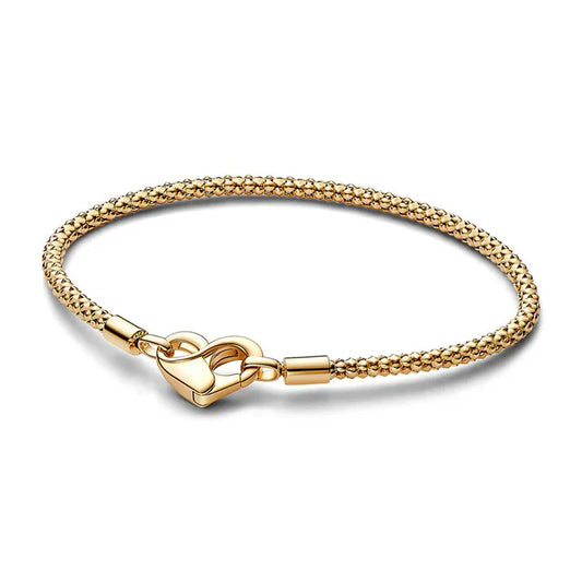 Herzförmiges Silberarmband – Zierliche Eleganz für den Alltag