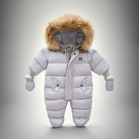 Ultimatives Warmes Baby-Winteroverall – Schneeanzug mit Futter