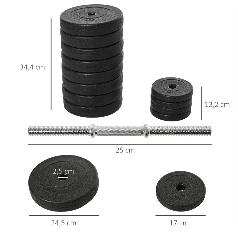 Professionelles Kraft-Dumbell-Set - Perfekt für das Heimfitness