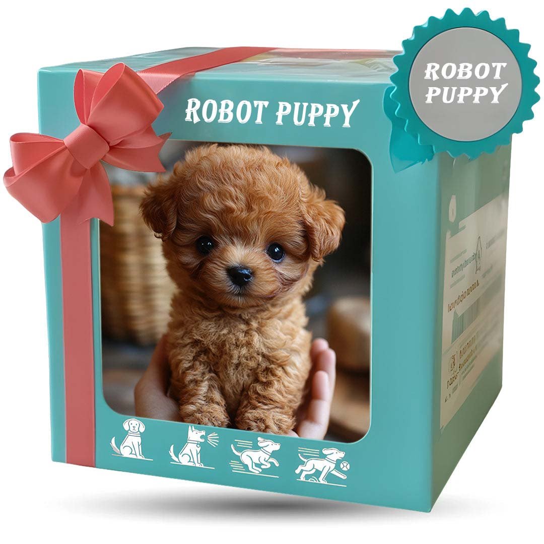 Ultrarealistischer Robot-Hundewelpe – Interaktiver Kuschelpartner für Jung und Alt