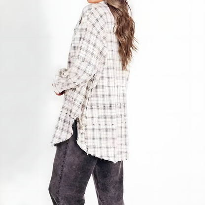 Sarah Casual Overshirt – Bequem und Stilvoll