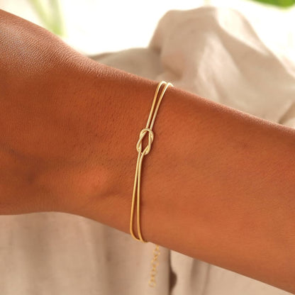 Elegante Knotenarmband – Subtil und Raffiniert