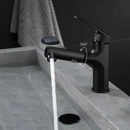 Luxe Badezimmerarmatur mit Herausziehbarer Handbrause – Stilvoll und Funktional
