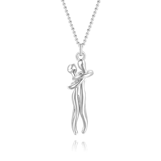 Collier mit Umarmender Anhänger – Zeitloses Symbol der Liebe