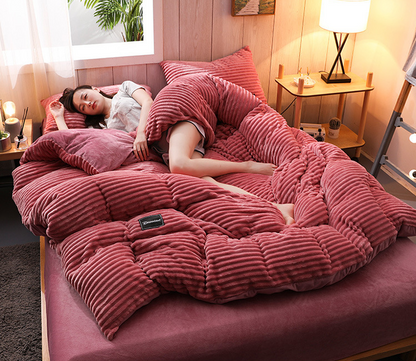 Luxus Fleece Bettbezug – Wärme und Komfort für den Winter