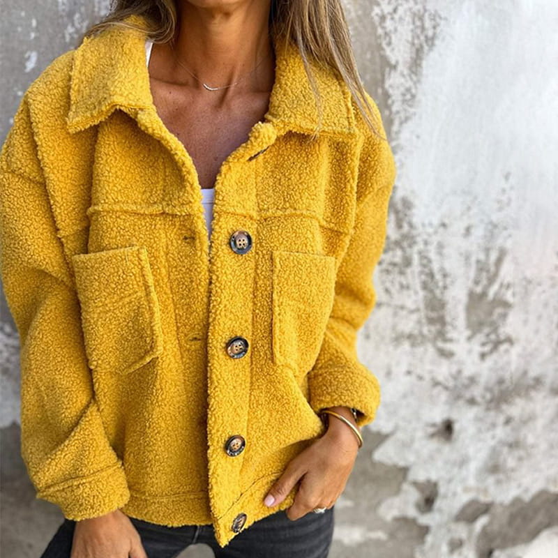 Sanne's Gemütliche Teddyjacke – Für Warme und Stilvolle Tage