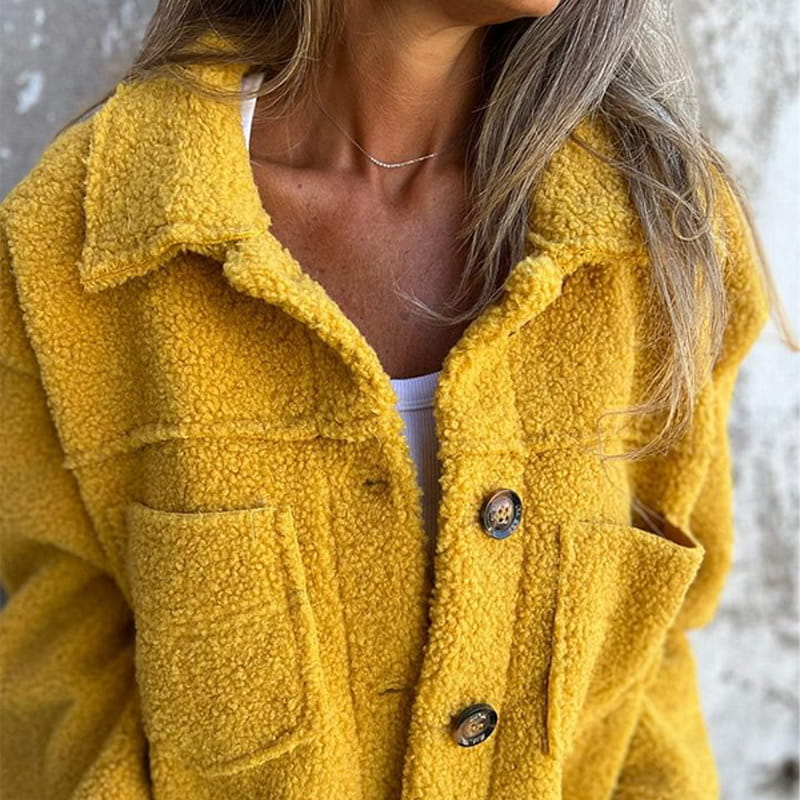Sanne's Gemütliche Teddyjacke – Für Warme und Stilvolle Tage