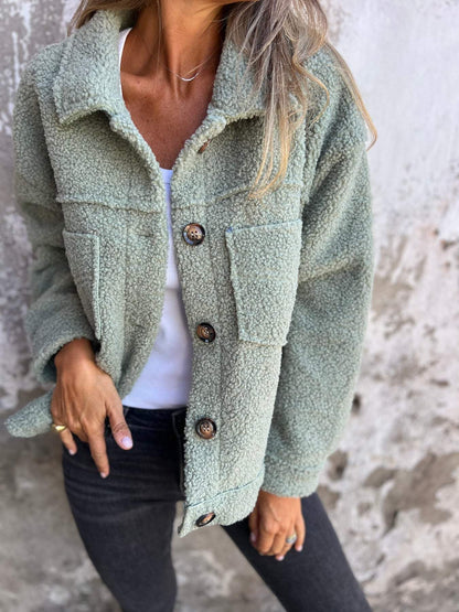 Sanne's Gemütliche Teddyjacke – Für Warme und Stilvolle Tage