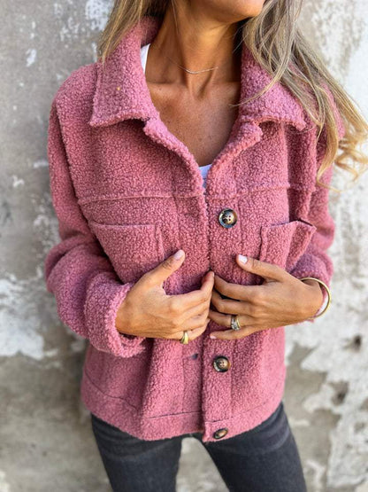 Sanne's Gemütliche Teddyjacke – Für Warme und Stilvolle Tage