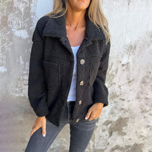 Sanne's Gemütliche Teddyjacke – Für Warme und Stilvolle Tage