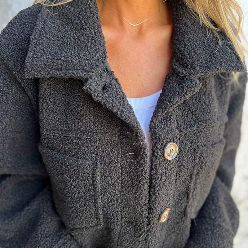 Sanne's Gemütliche Teddyjacke – Für Warme und Stilvolle Tage