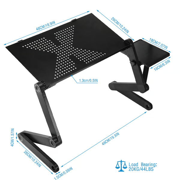 Ergonomischer verstellbarer Laptopständer – Leicht und multifunktional
