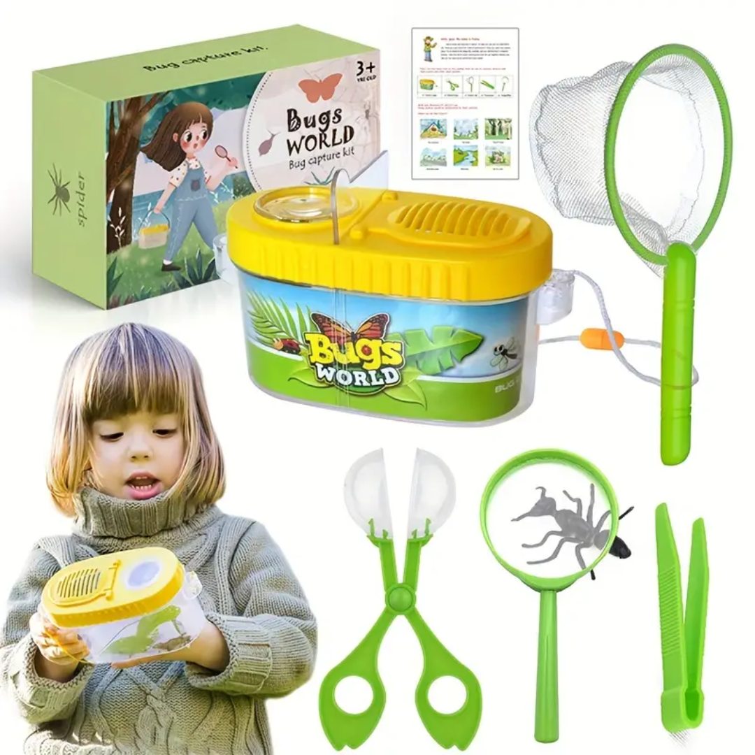 NatureExplorer Insektenfang-Set – Abenteuerliche Naturentdeckungen für Kinder