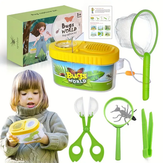 NatureExplorer Insektenfang-Set – Abenteuerliche Naturentdeckungen für Kinder