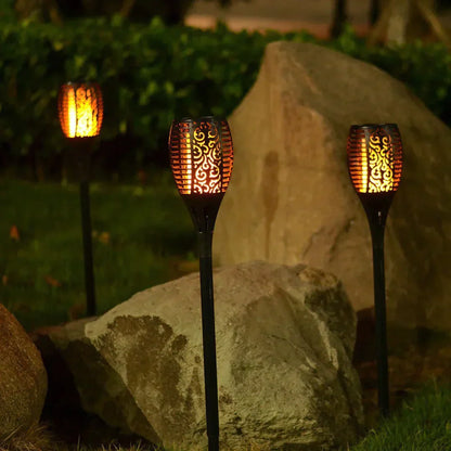 Solara Gartenfackeln mit Solarenergie – Magisches Flammenlicht für draußen