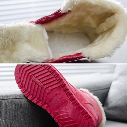 Victoria Winterboots - Bequeme Wildleder Boots mit Fleece Futter