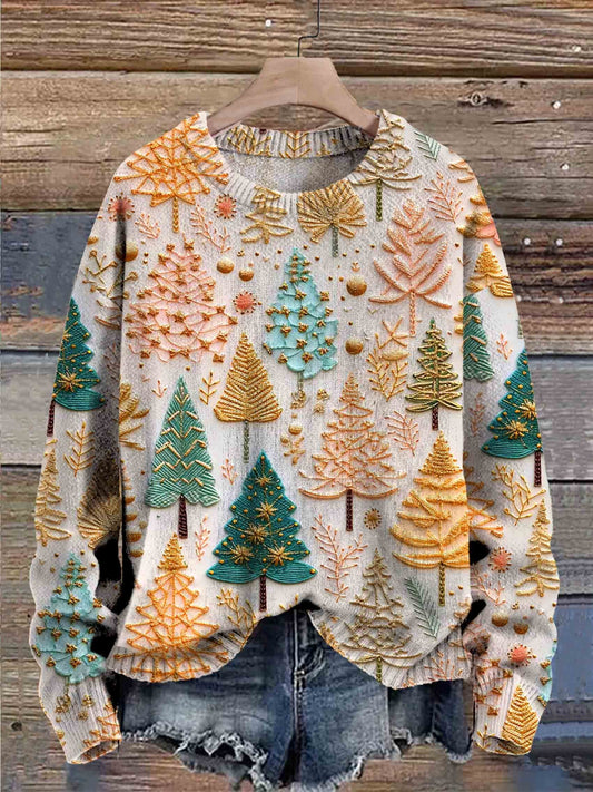 Mila Gestrickter Weihnachtspullover - Für eine Festliche und Gemütliche Atmosphäre