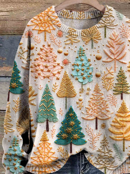 Mila Gestrickter Weihnachtspullover - Für eine Festliche und Gemütliche Atmosphäre