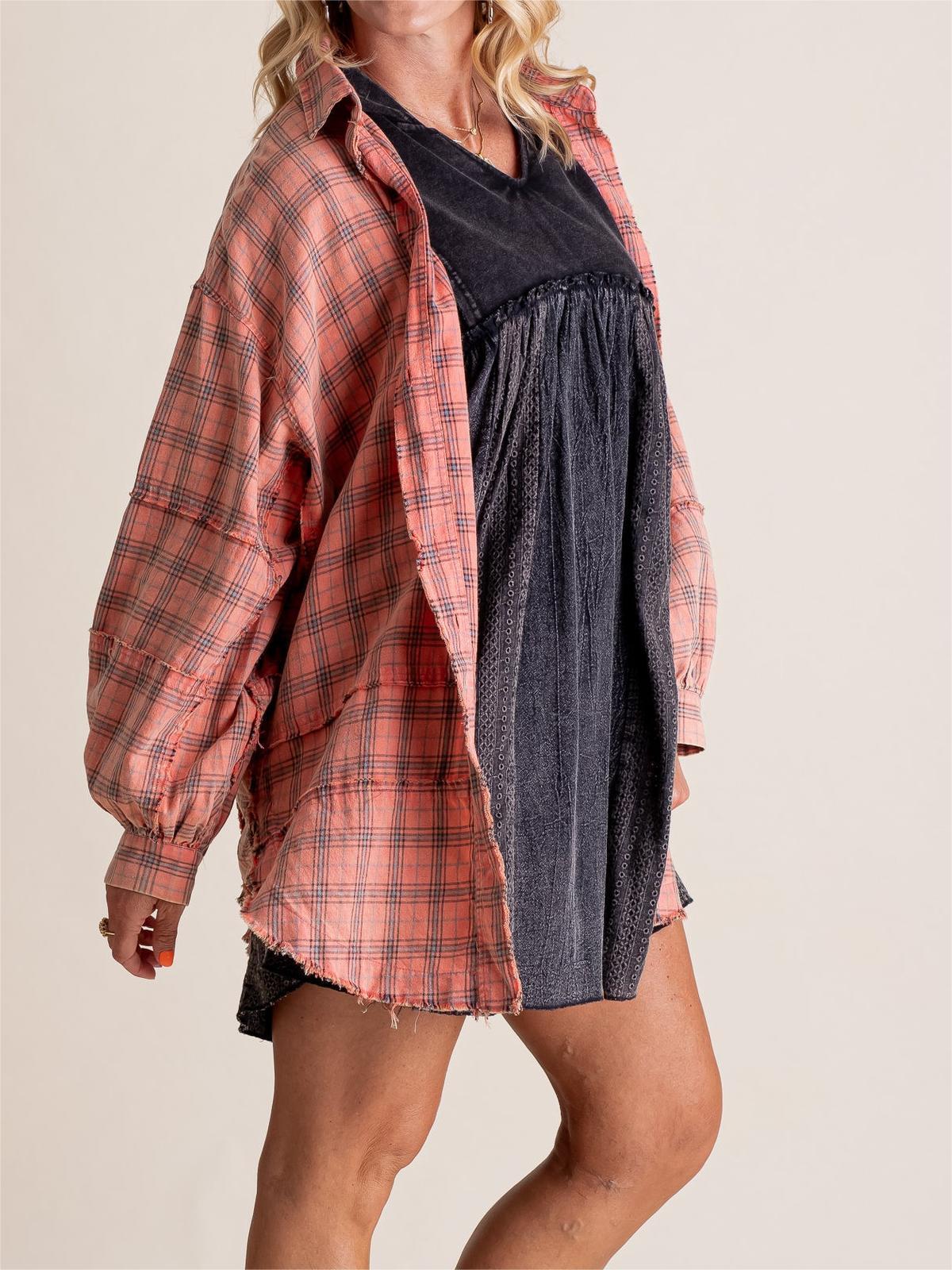 Sarah Casual Overshirt – Bequem und Stilvoll