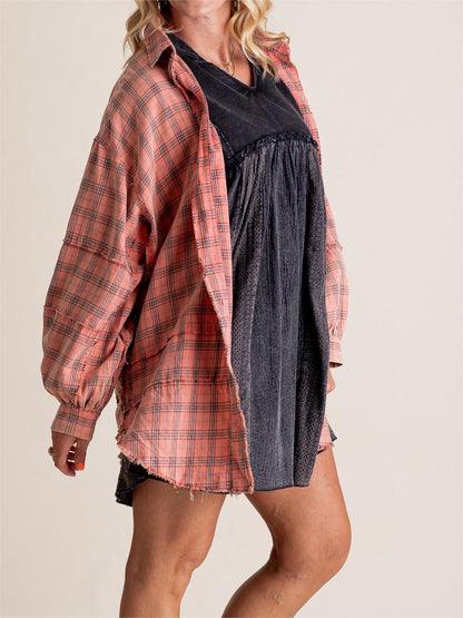 Sarah Casual Overshirt – Bequem und Stilvoll