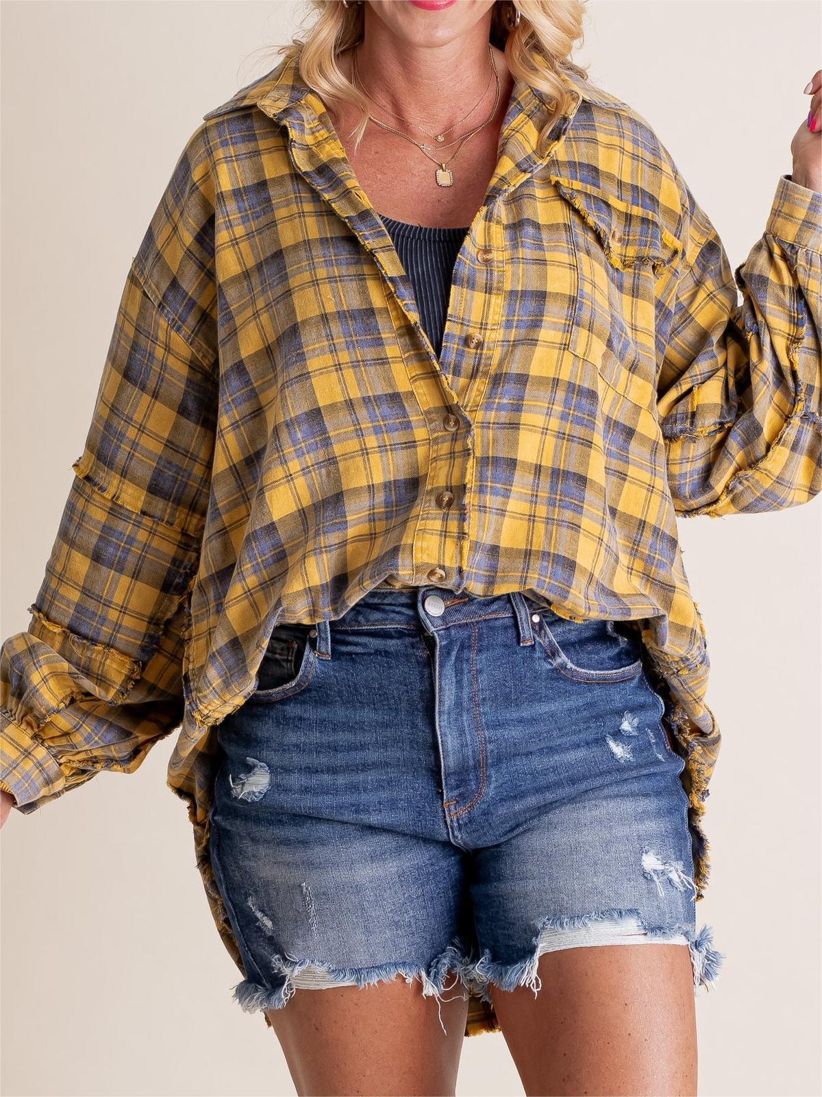Sarah Casual Overshirt – Bequem und Stilvoll