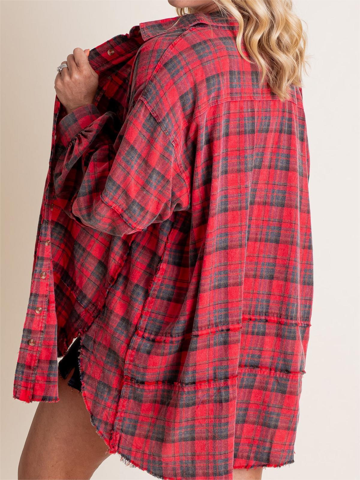 Sarah Casual Overshirt – Bequem und Stilvoll