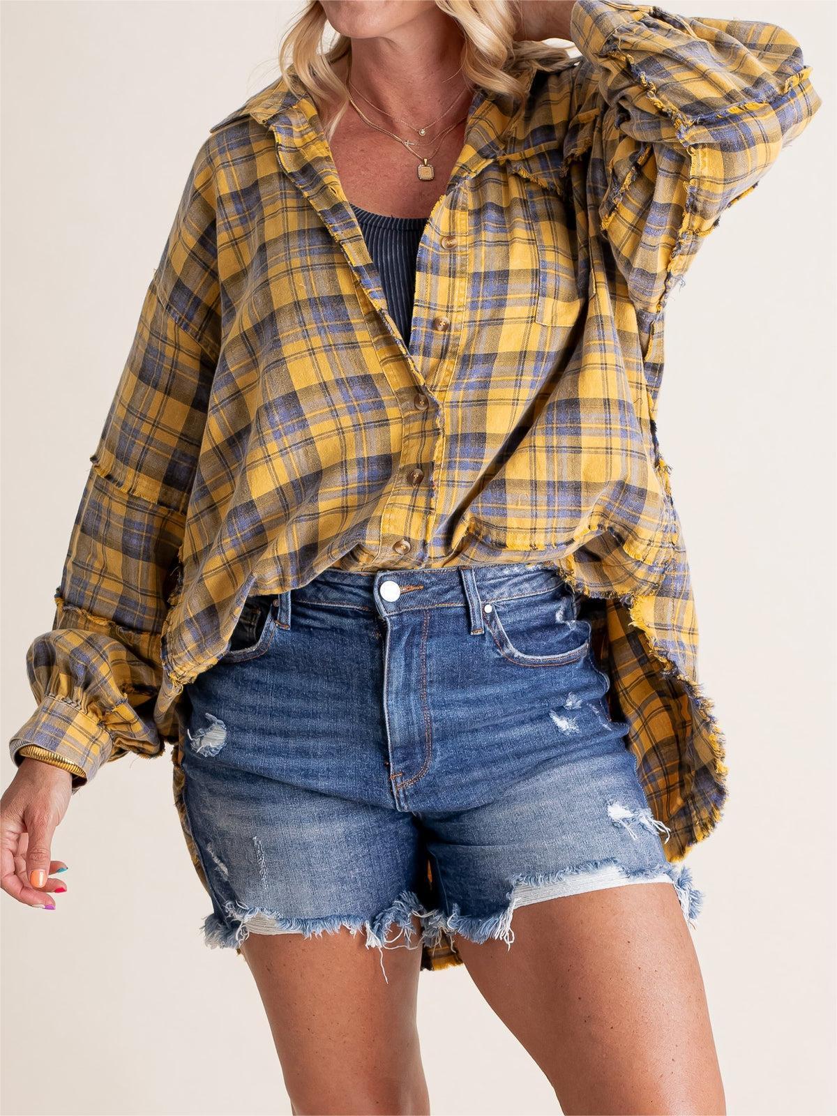 Sarah Casual Overshirt – Bequem und Stilvoll