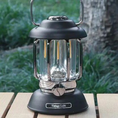 Retro Campinglaterne mit LED-Technologie – Praktisch und Nachhaltig