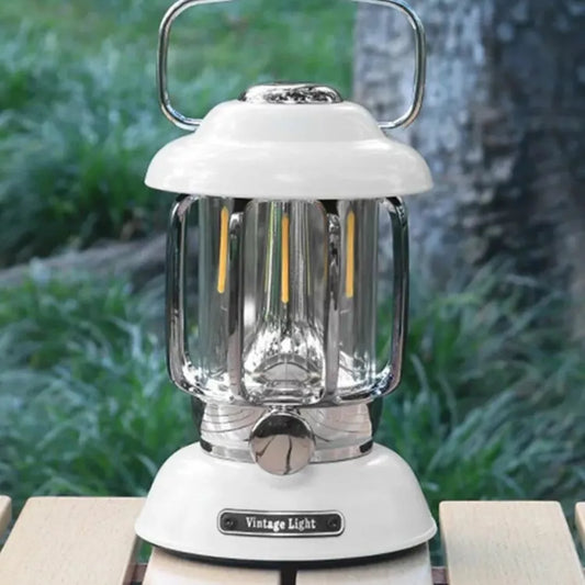 Retro Campinglaterne mit LED-Technologie – Praktisch und Nachhaltig