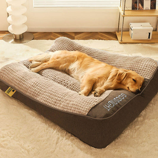 Orthopädisches Hundebett mit Kopfkissen – Luxus und Komfort
