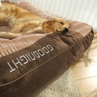 Orthopädisches Hundebett mit Kopfkissen – Luxus und Komfort