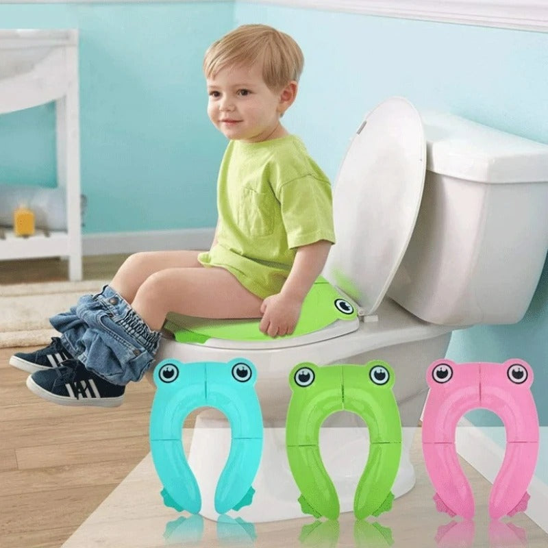 Froggie Kids Toilet Trainer – Faltbarer Toilettensitz für unterwegs