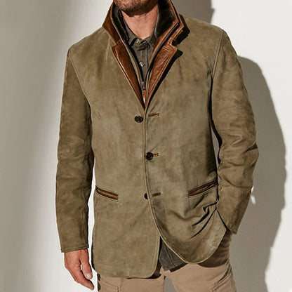 Luxus Wildleder Herrenjacke – Stylische und raffinierte Jacke für jede Gelegenheit