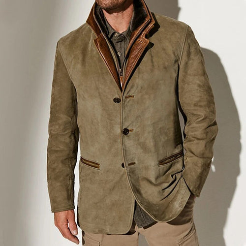Luxus Wildleder Herrenjacke – Stylische und raffinierte Jacke für jede Gelegenheit